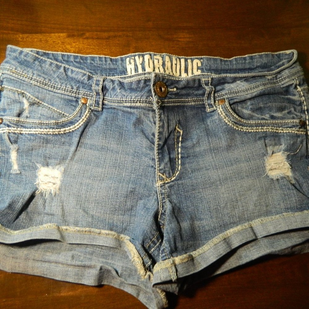 Hydraulic Distressed Shorts
